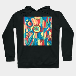 Bright Summer florals Hoodie